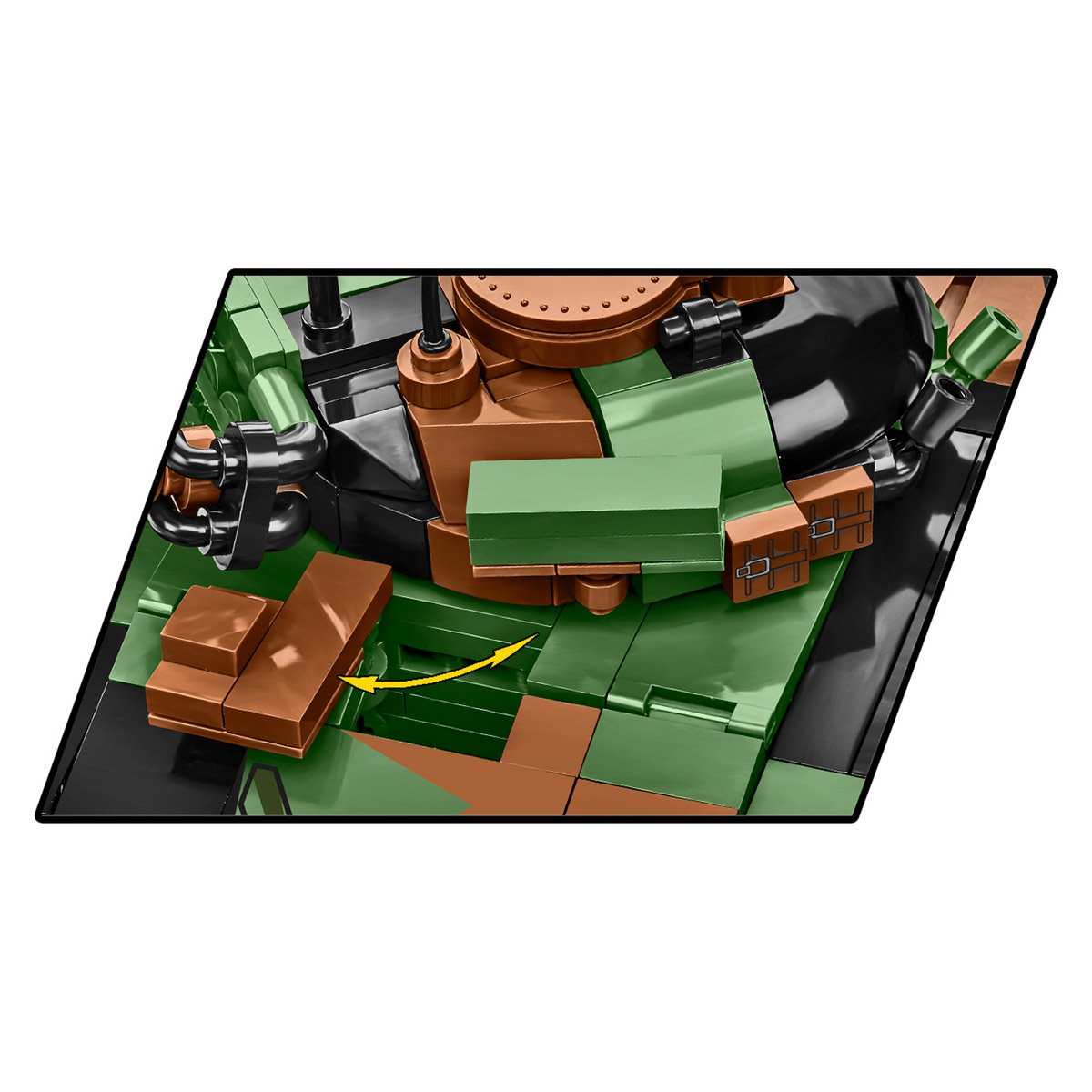 Konstruktor Czołg T-72 M1R UA/PL 724 części Cobi COBI-2624 - obrazek 8