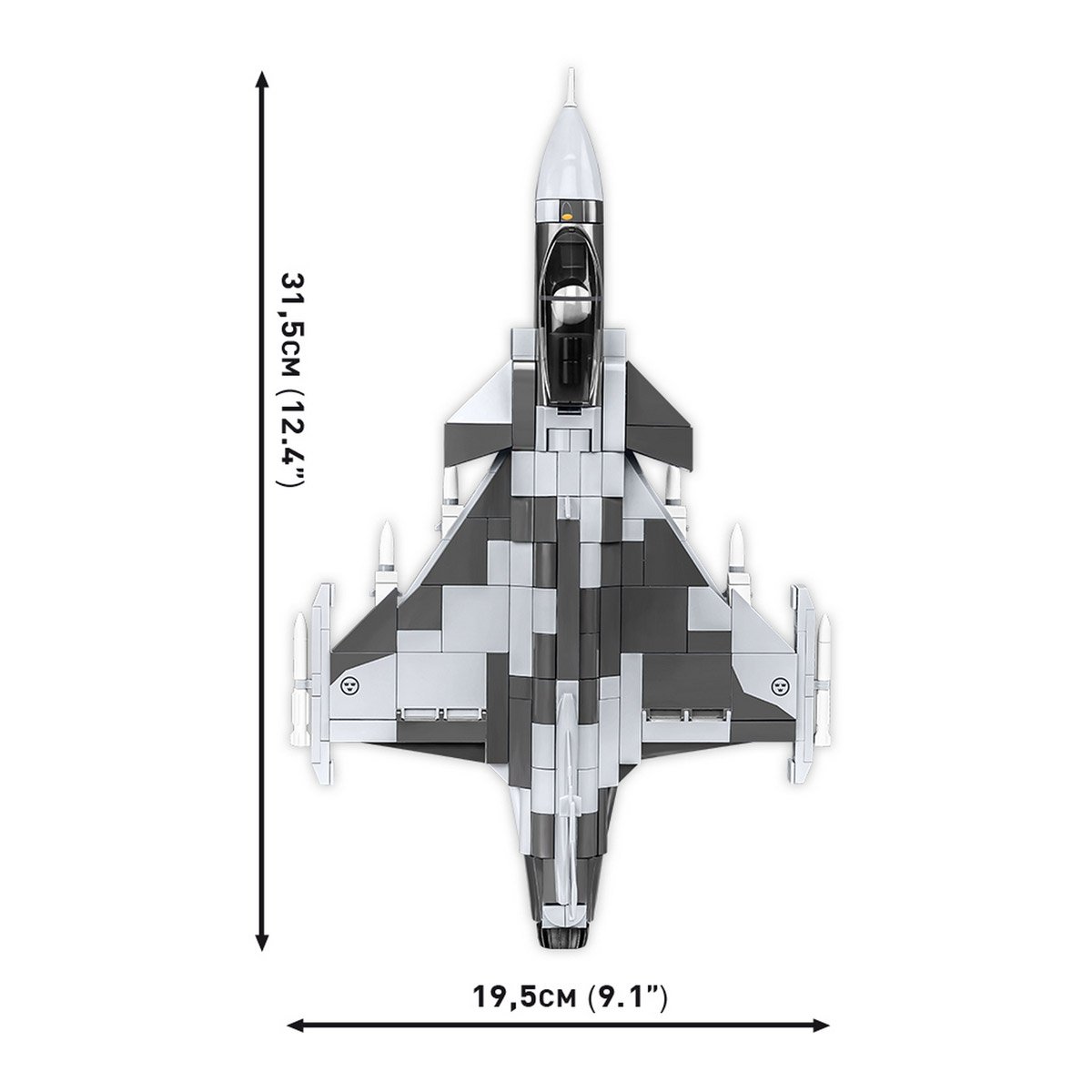 Konstruktor Samolot SAAB JAS 39 Gripen E 480 części Cobi COBI-5820 - obrazek 5
