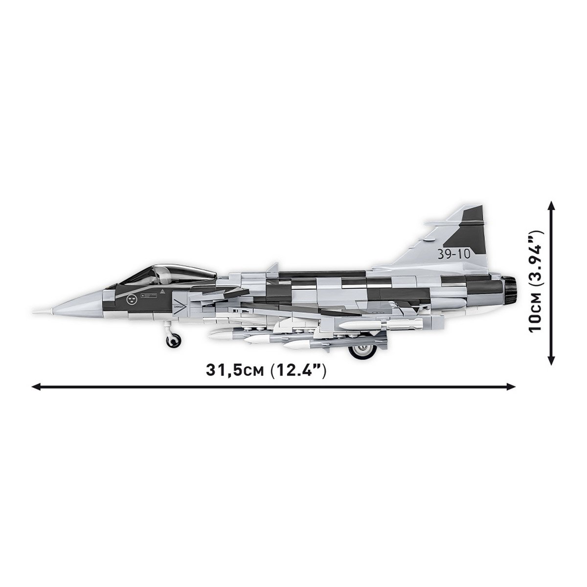 Konstruktor Samolot SAAB JAS 39 Gripen E 480 części Cobi COBI-5820 - obrazek 6