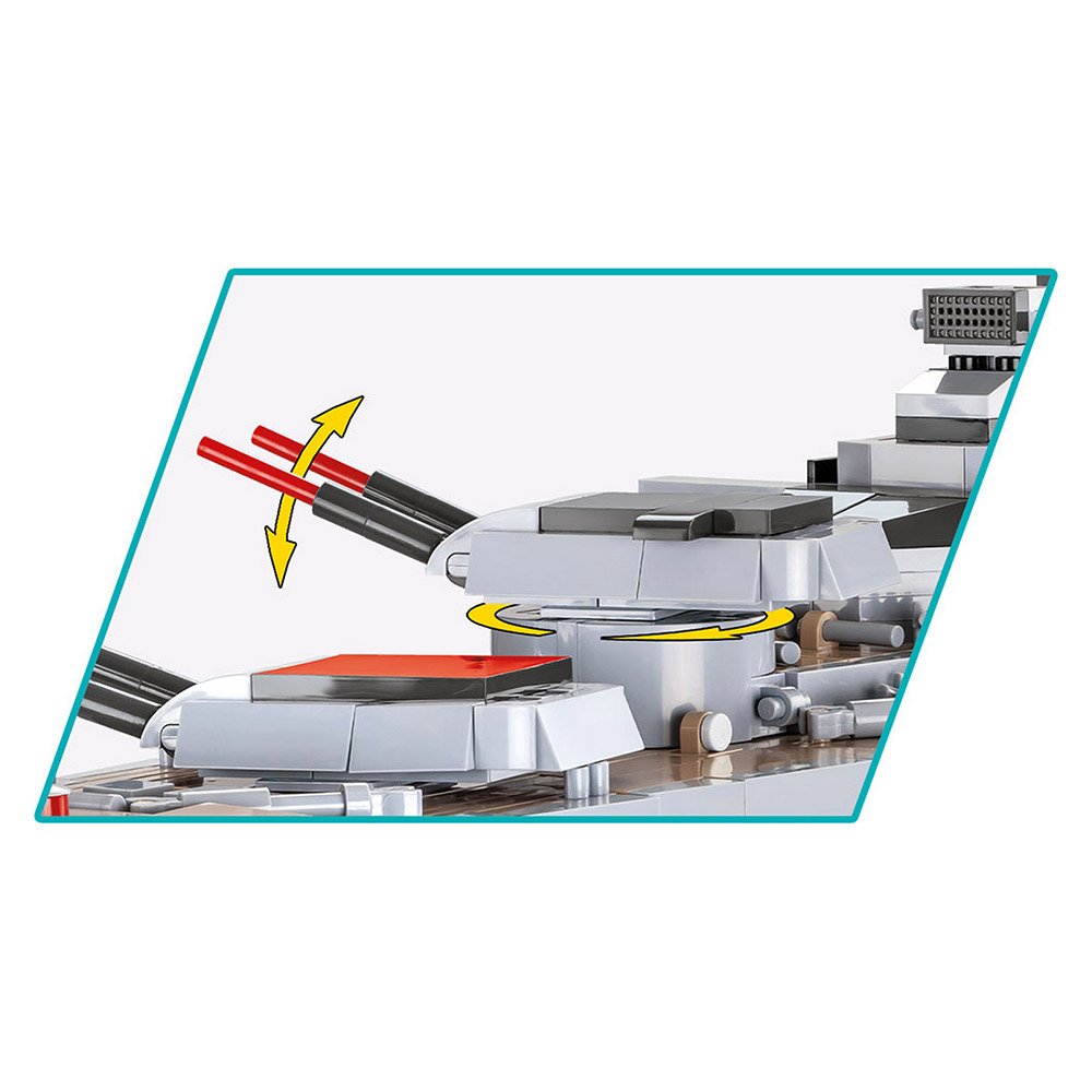 Zestaw konstrukcyjny COBI Pancernik Bismarck, skala 1:300, 2789 części - obrazek 6