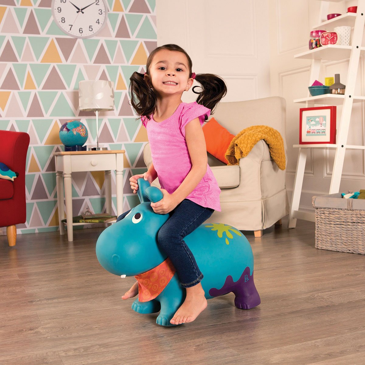 Battat Jumper Hippo-Tam-Tam S2 with pump Battat BX2127Z - obrazek 4