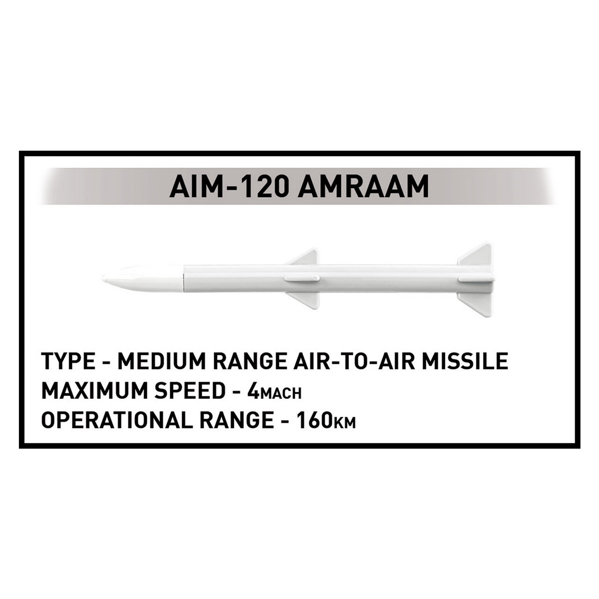 Samolot konstruktorski F-16C Fighting Falcon UA 500 części Cobi COBI-5893 - obrazek 4