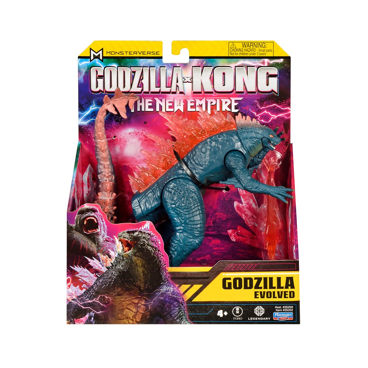 Figurka Godzilla Evolution z belką 15 cm Godzilla kontra Kong 35202 - obrazek 3