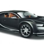 Model samochodu 1:24 Bugatti Chiron szary metalik Maisto AKT-31514 met. Grey