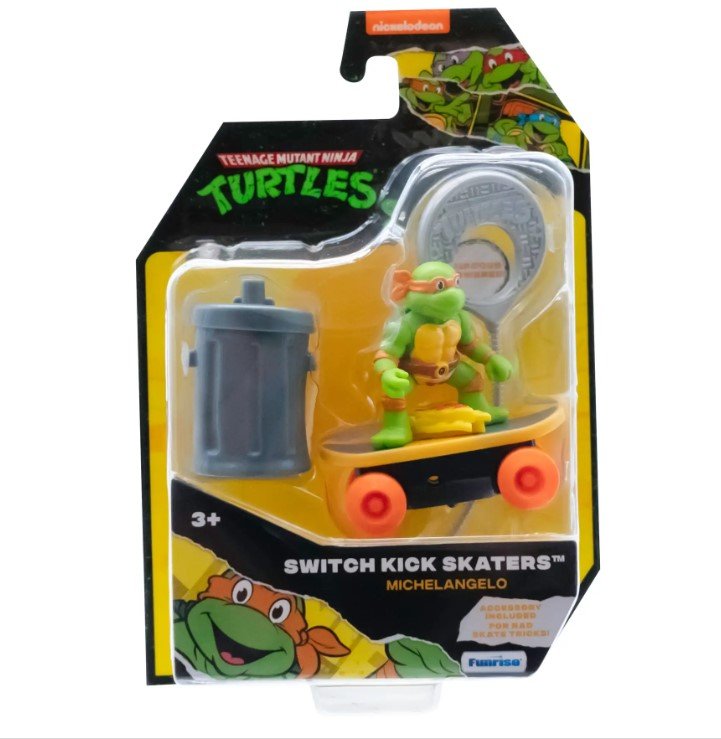 Wojownicze Żółwie Ninja Klasyczny skater TMNT z wyrzutnią Michelangelo 71041 - obrazek 5