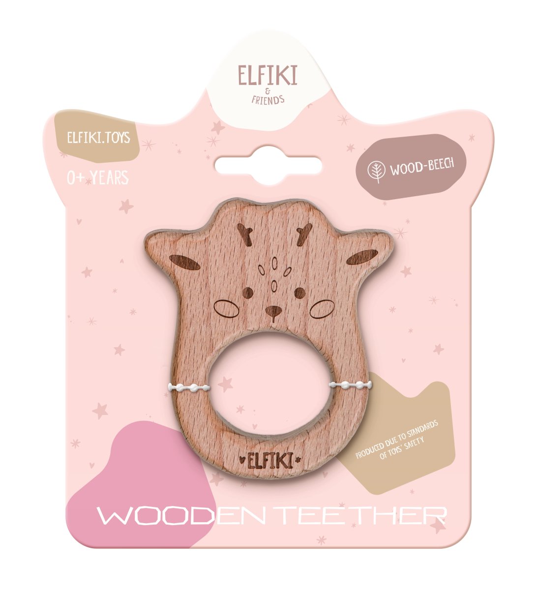 Drewniana sarna Rubinowa sarna, ELFIKI