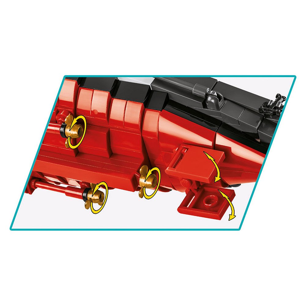 Zestaw konstrukcyjny COBI Pancernik Bismarck, skala 1:300, 2789 części - obrazek 4