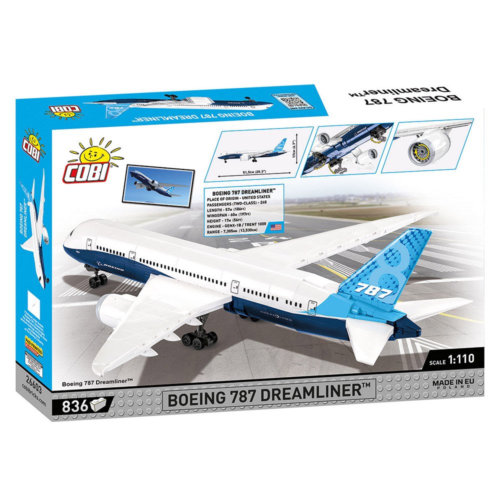 COBI Boeing 787 Dreamliner skala 1:110, 836 części - obrazek 2