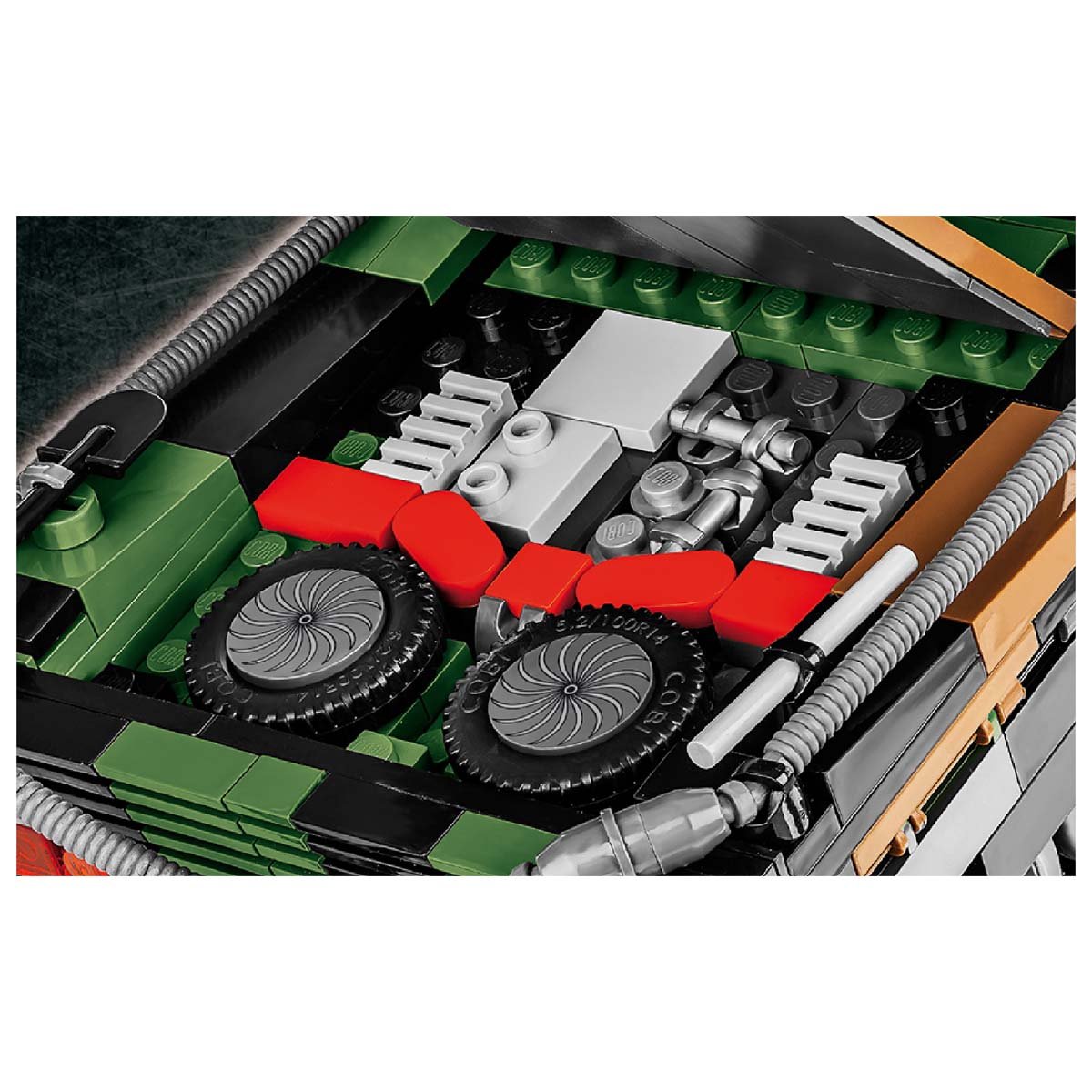 Czołg designerski Leopard 2945 części Cobi 2620 - obrazek 8