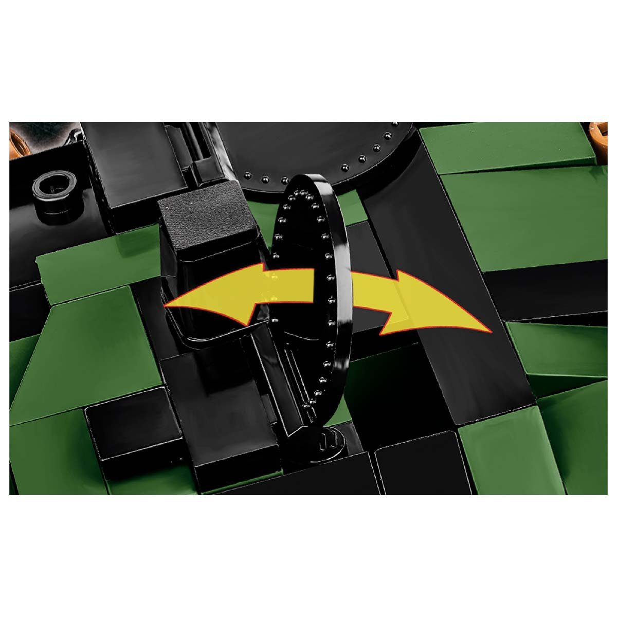 Czołg designerski Leopard 2945 części Cobi 2620 - obrazek 7