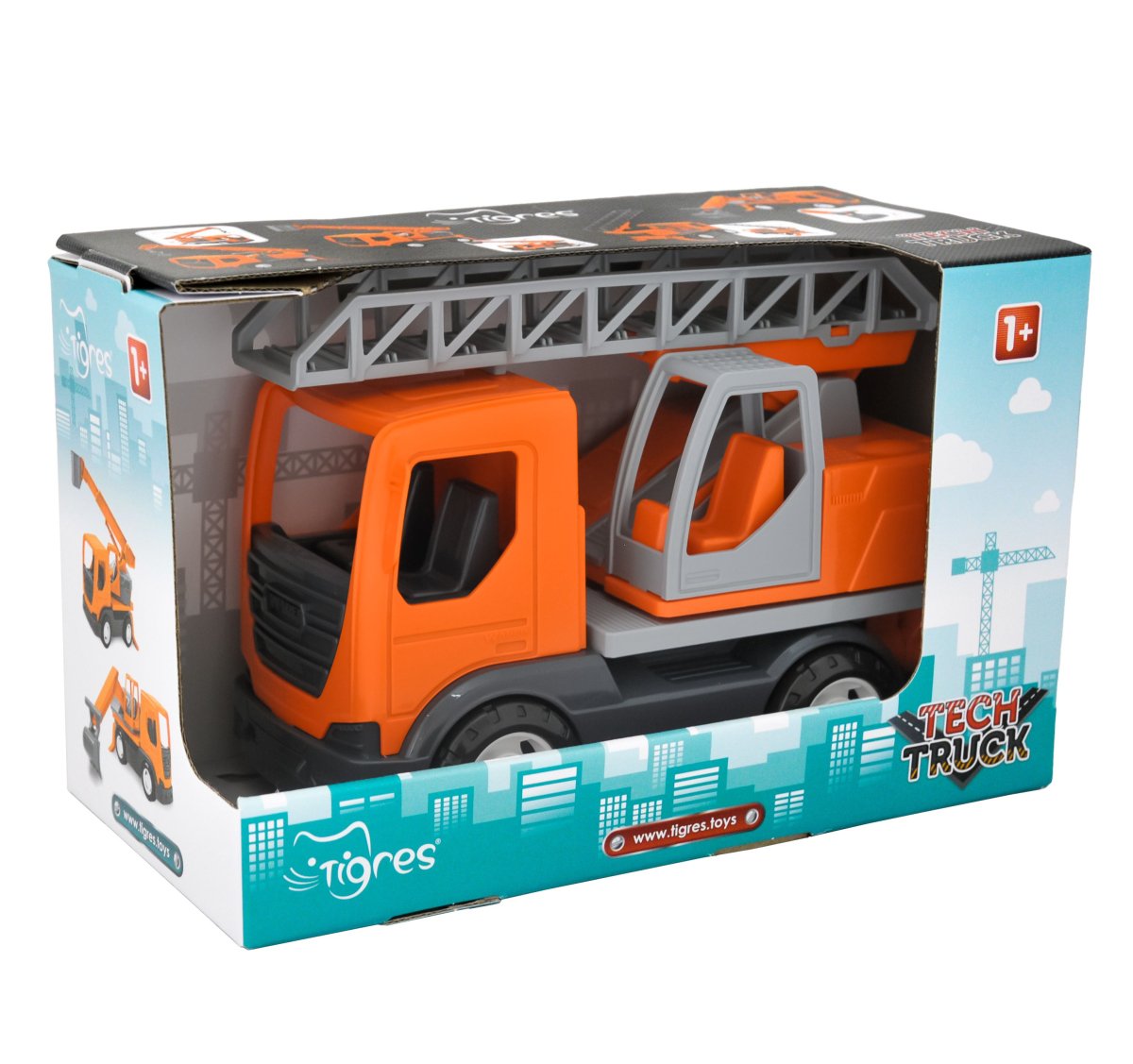 Wóz strażacki „TechTruck” w pudełku