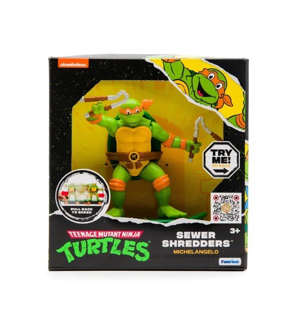 Wojownicze Żółwie Ninja Klasyczne Mistrzowie Sztuk Walki TMNT Michelangelo 71022 - obrazek 4