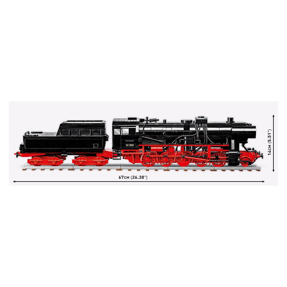 Lokomotywa COBI DRB Class 52 w skali 1:35, 2505 części - obrazek 3