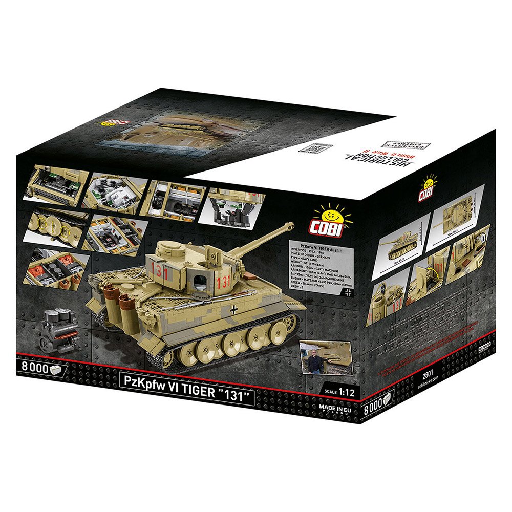 Konstruktor COBI PZKPFW VI Tiger 131 skala 1:12, 8000 części - obrazek 2
