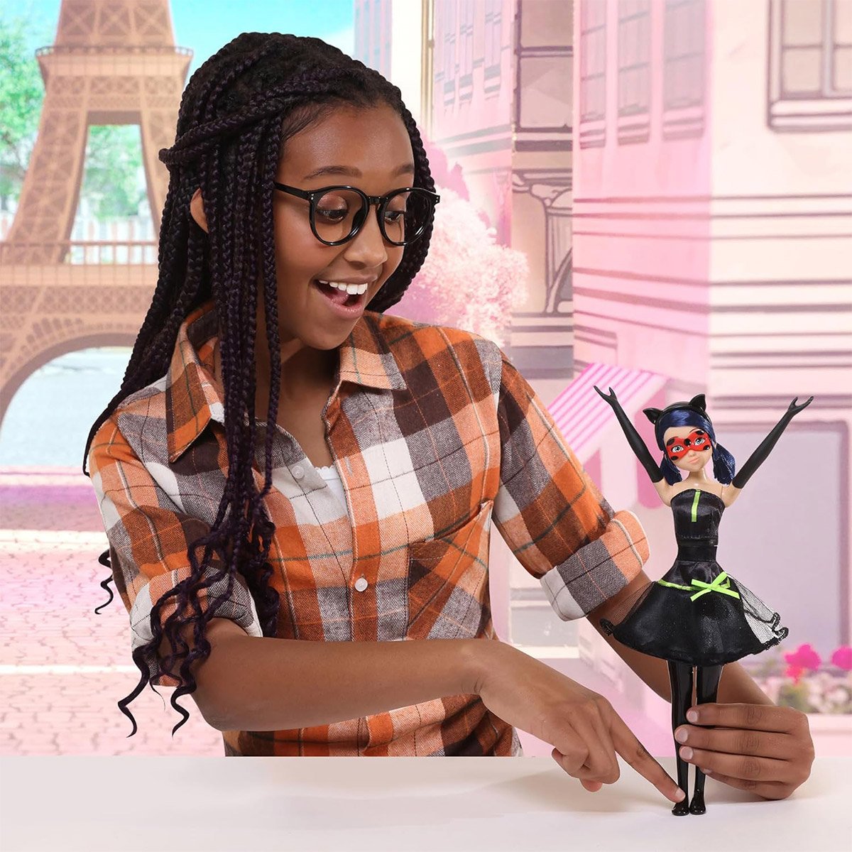 Lalka interaktywna Transformacja projektanta Seria Lady Bug Lady Bug i Super Cat Miraculous 50414 - obrazek 4