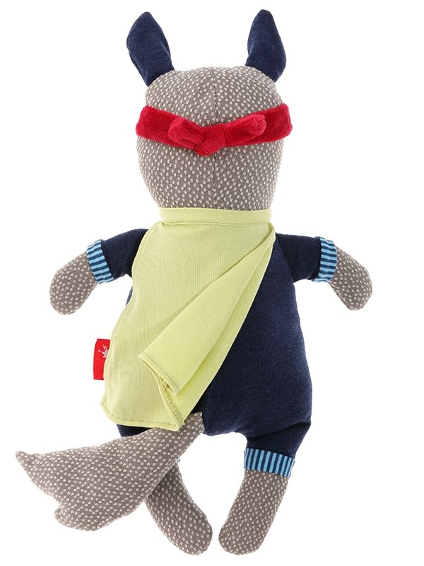 Soft toy sigikid Papa & Me Wolf superhero 35 cm 38697SK - obrazek 3