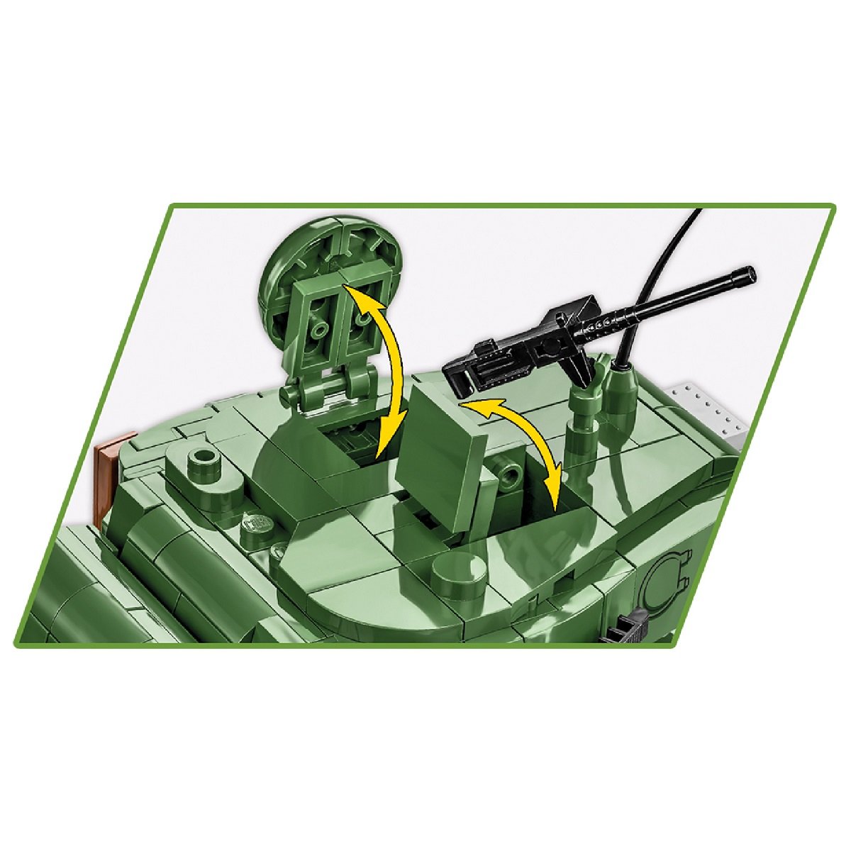 Constructor Tank M26 Pershing 1:28 904 części Cobi 2564 - obrazek 7