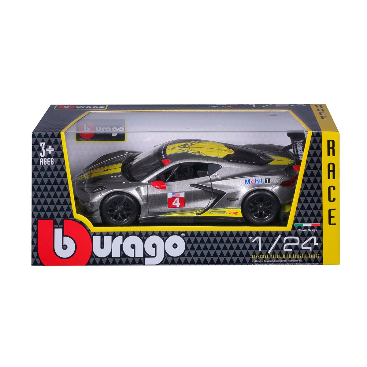 Model samochodu Chevrolet Corvette C8.R Bburago 18-28024 - obrazek 9