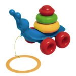 Zabawka edukacyjna "Ślimak" 8 szt., Tygrysy