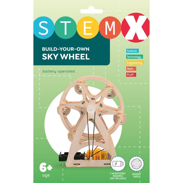 Drewniany diabelski młyn na baterie, Stem 73742 - obrazek 4