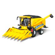 Model samochodu Kombajn zbożowy z hederem do kukurydzy New Holland TC5.90 Bburago 18-31722 - obrazek 10