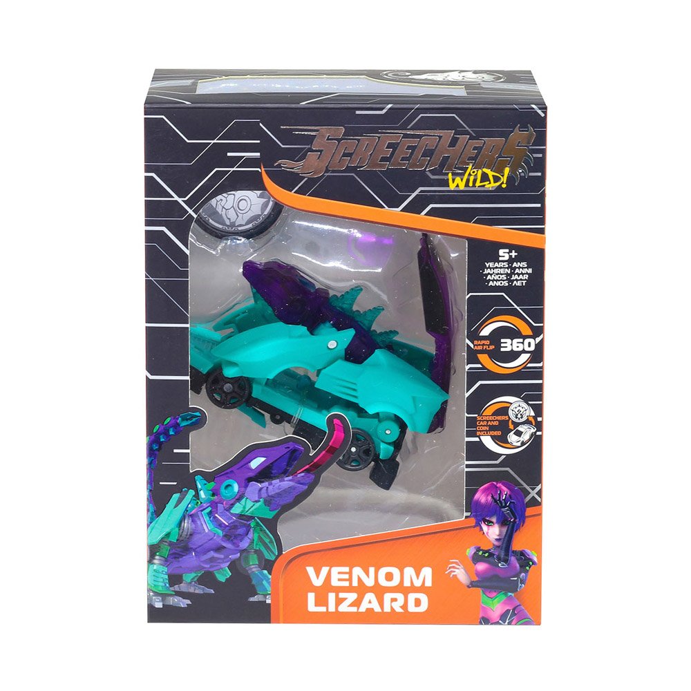 Transformer Venom Lizard SCREECHERS WILD! S4 L1 EU685104 - obrazek 7