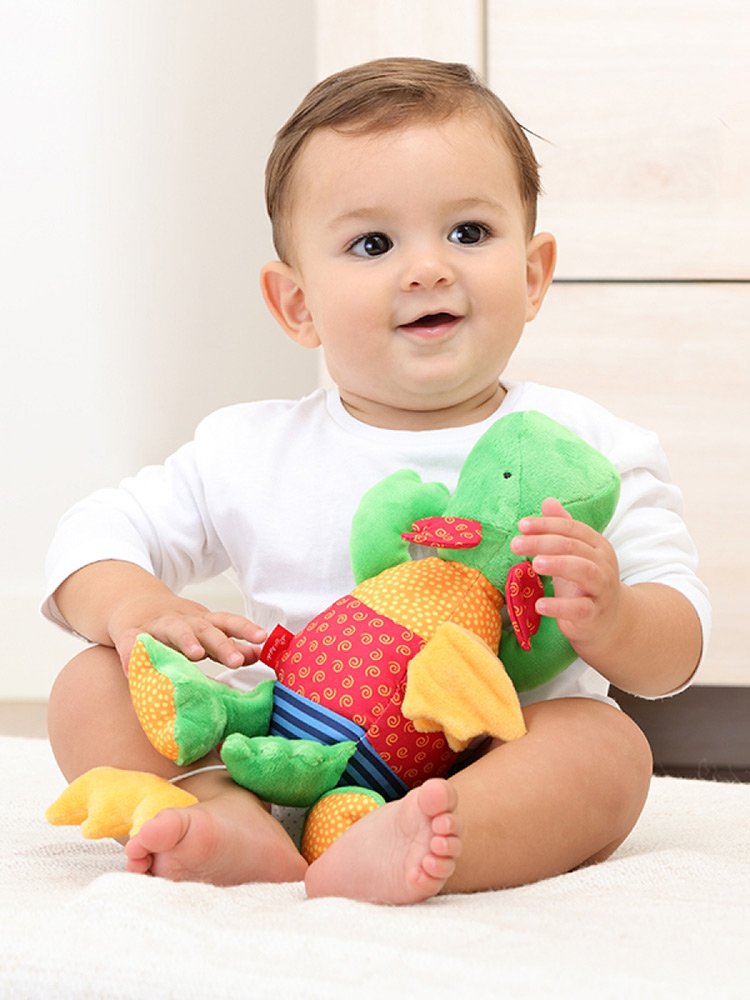 Miękka zabawka muzyczna Sigikid Dragon 18 cm 40064SK - obrazek 6