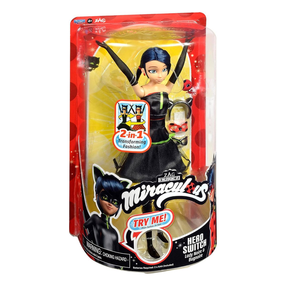 Lalka interaktywna Transformacja projektanta Seria Lady Bug Lady Bug i Super Cat Miraculous 50414 - obrazek 7