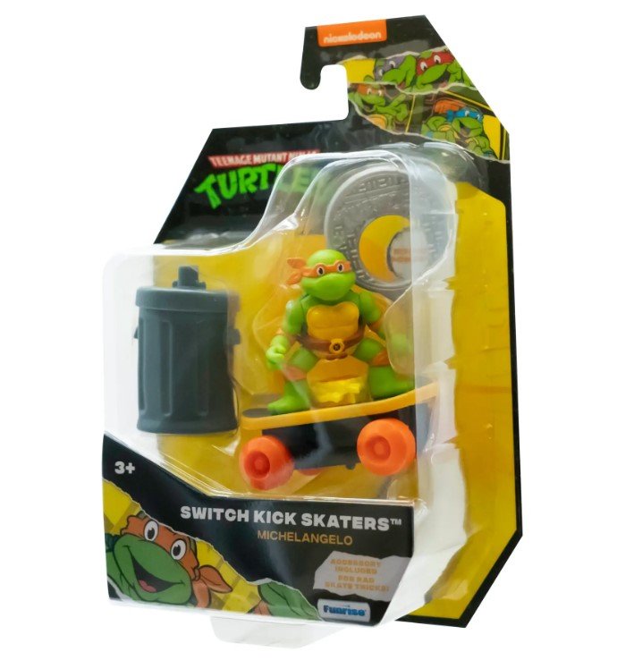 Wojownicze Żółwie Ninja Klasyczny skater TMNT z wyrzutnią Michelangelo 71041 - obrazek 6