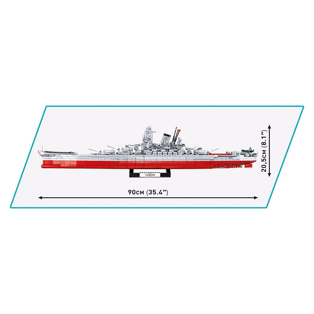 Constructor COBI Pancernik Yamato skala 1:300, 2665 części - obrazek 5