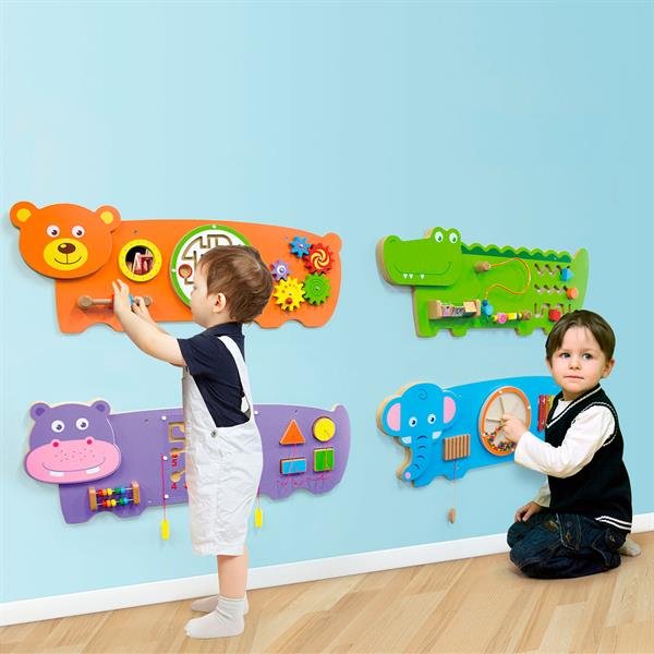 Viga Toys Elephant Busyboard 50472FSC - obrazek 2