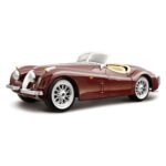 Model samochodu - Jaguar XK 120 (1951) (mieszanka wiśni, srebrny, 1:24) 18-22018