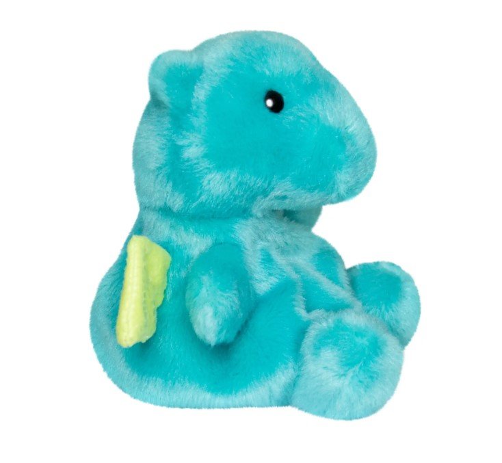 Pluszowa zabawka Aurora Palm Pals Dragon turkusowa 15 cm 220688C - obrazek 3