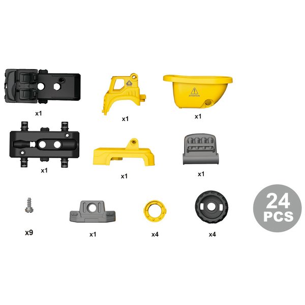 Konstruktor Budowa Wywrotka DIY Przestrzenna Kreatywność LM9016 - obrazek 4
