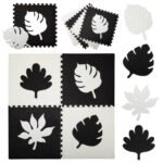 Mata do układania MoMi FELI czarna (120 x 120 cm)