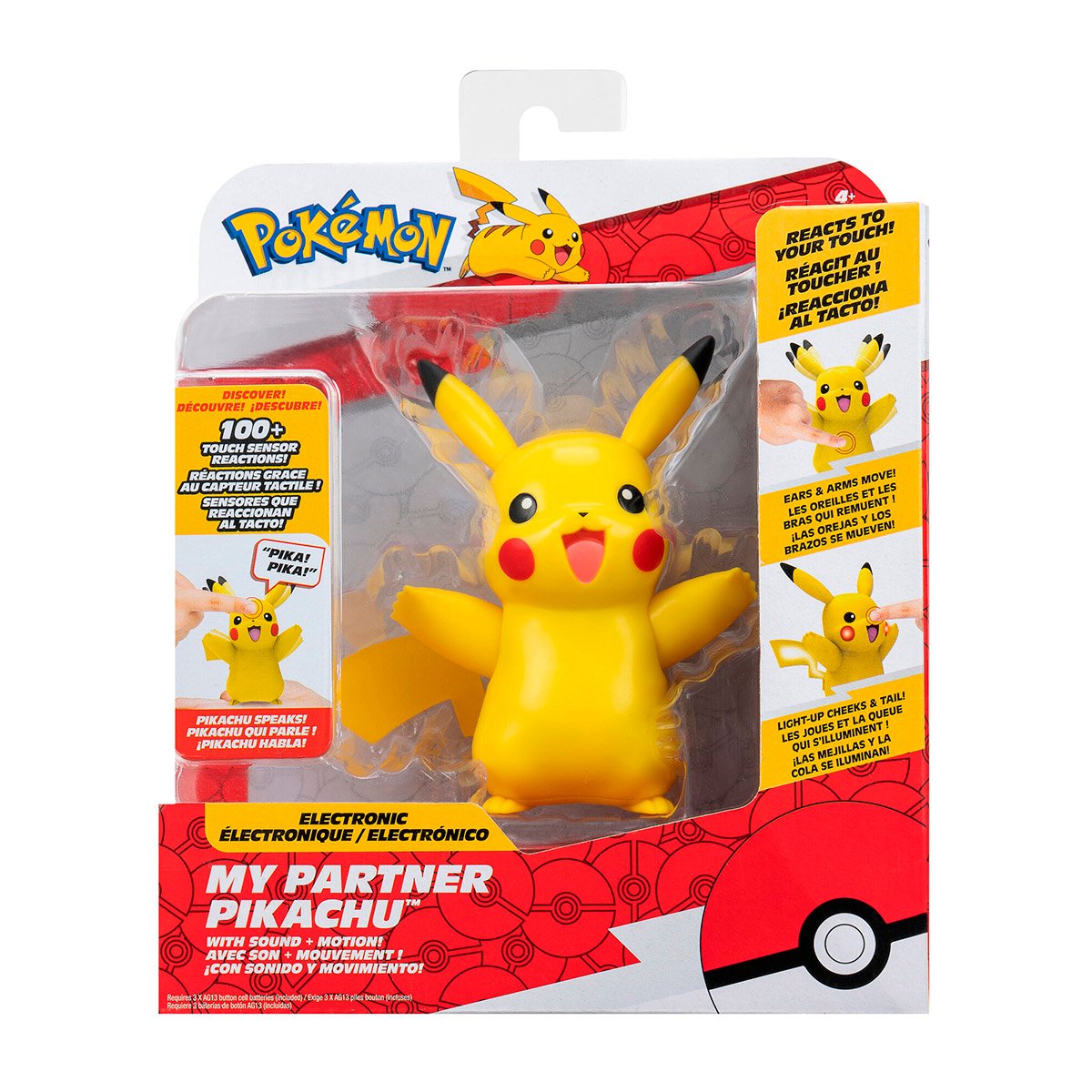 Interaktywna zabawka Mój przyjaciel Pikachu Pokemon PKW3901 - obrazek 2
