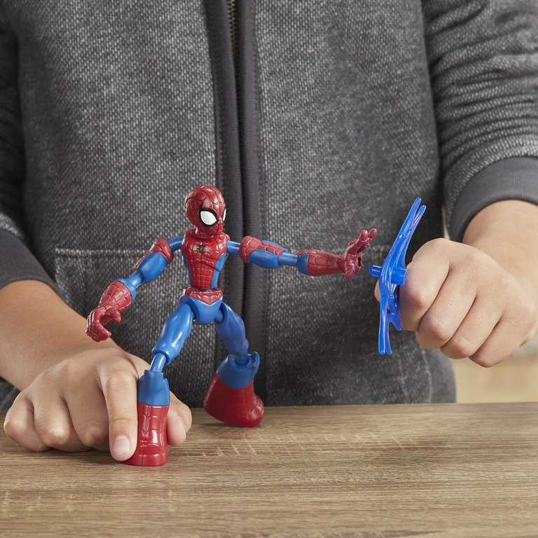 Zginaj i giętki Spiderman Spider-Man Hasbro E7686 elastyczna figurka - obrazek 4
