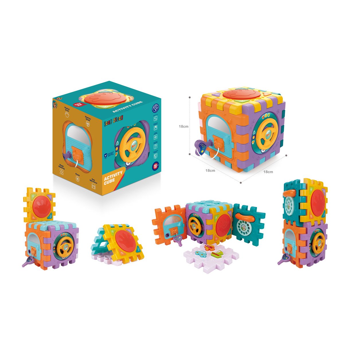Multicube tworzący interaktywnego Iggy'ego Ziggy'ego 70949 - obrazek 3