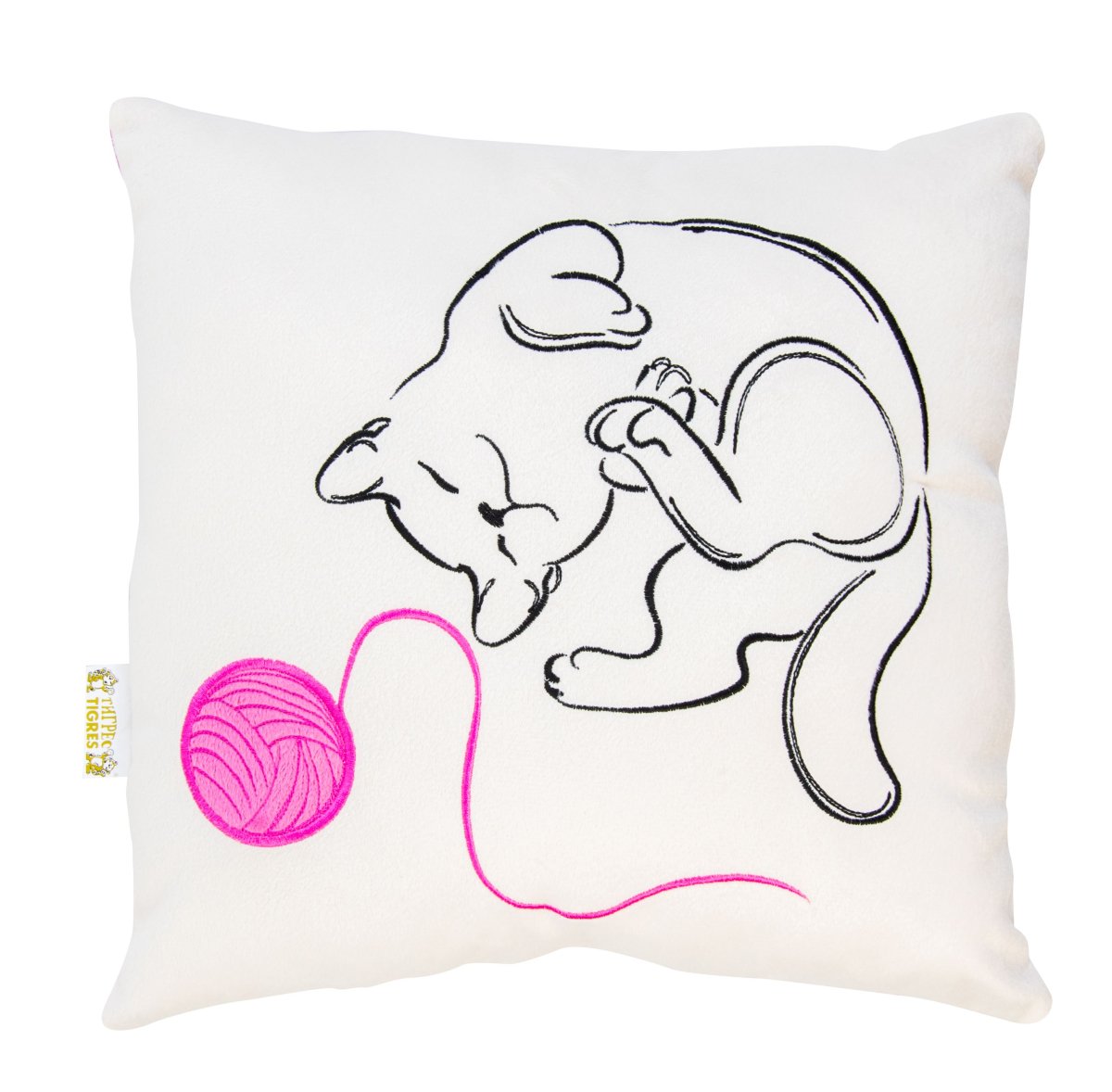 Poduszka "Kot z piłką"