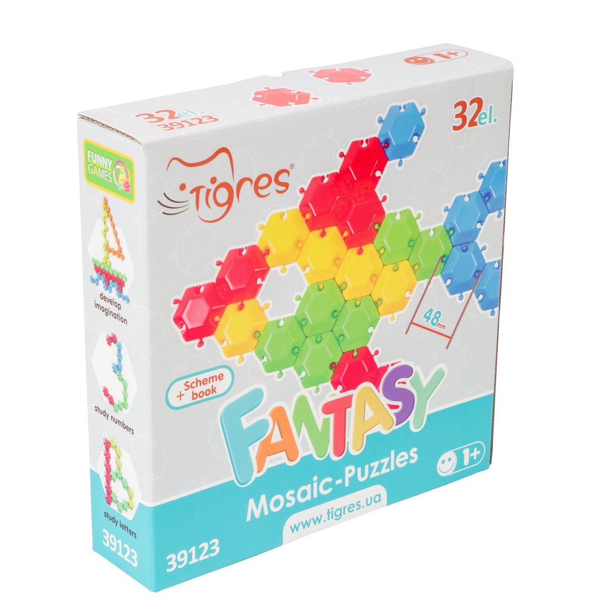 Puzzle mozaikowe "Fantasy" 32 elementy.