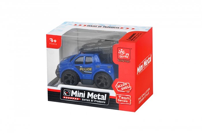 Same Toy Mini Metal Racing SUV Niebieski SQ90651-3Ut-1 - obrazek 3