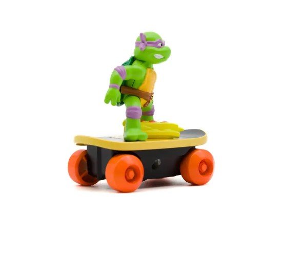 Wojownicze Żółwie Ninja Klasyczny skater TMNT z wyrzutnią Donatello 71042 - obrazek 2