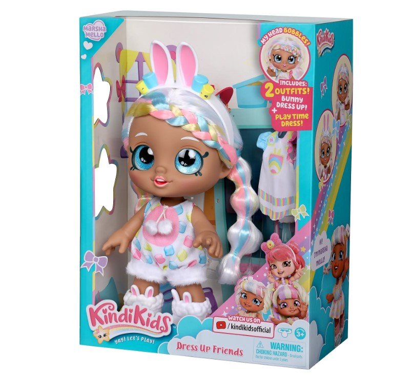 Kindi Kids Doll Marsha Mello Bunny Dress Up Friends 50064 - obrazek 3