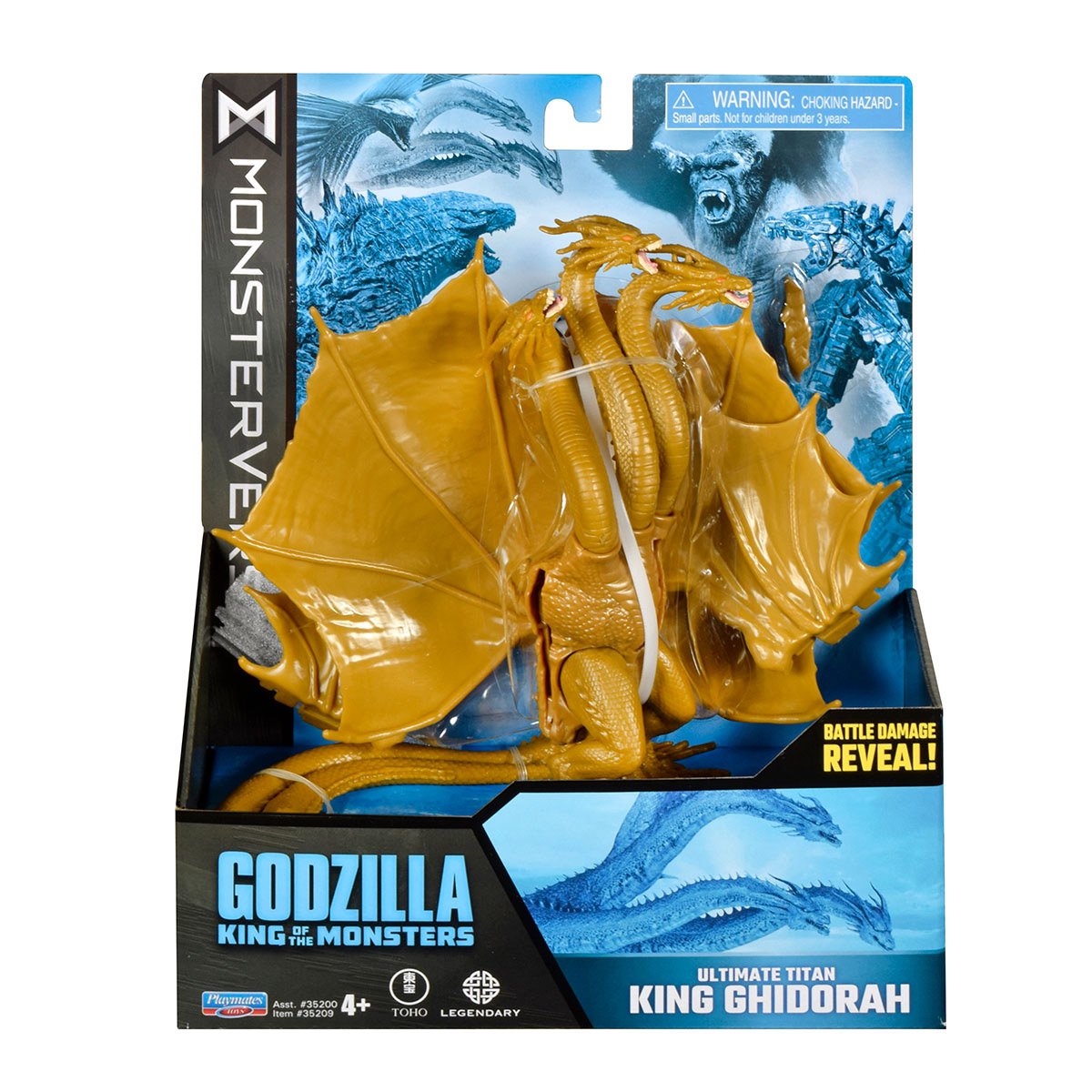 Figurka Król Ghidorah 15 cm S2 Godzilla kontra Kong 35209 - obrazek 4