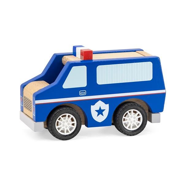 Drewniany samochód Viga Toys Police 44513 - obrazek 3
