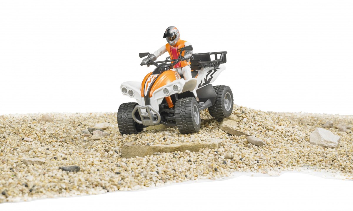 Quad + figurka kierowcy Bruder AKT-63000 - obrazek 6