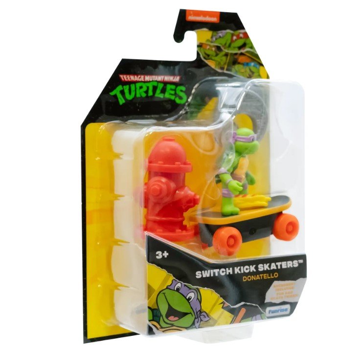 Wojownicze Żółwie Ninja Klasyczny skater TMNT z wyrzutnią Donatello 71042 - obrazek 6