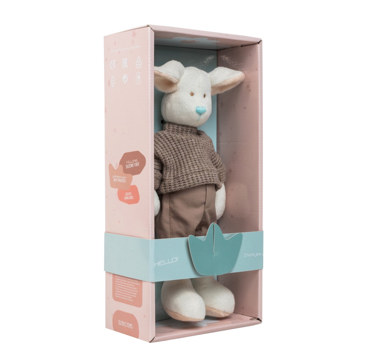 Zabawka Elf Puszysta dzianina, ELFIKI