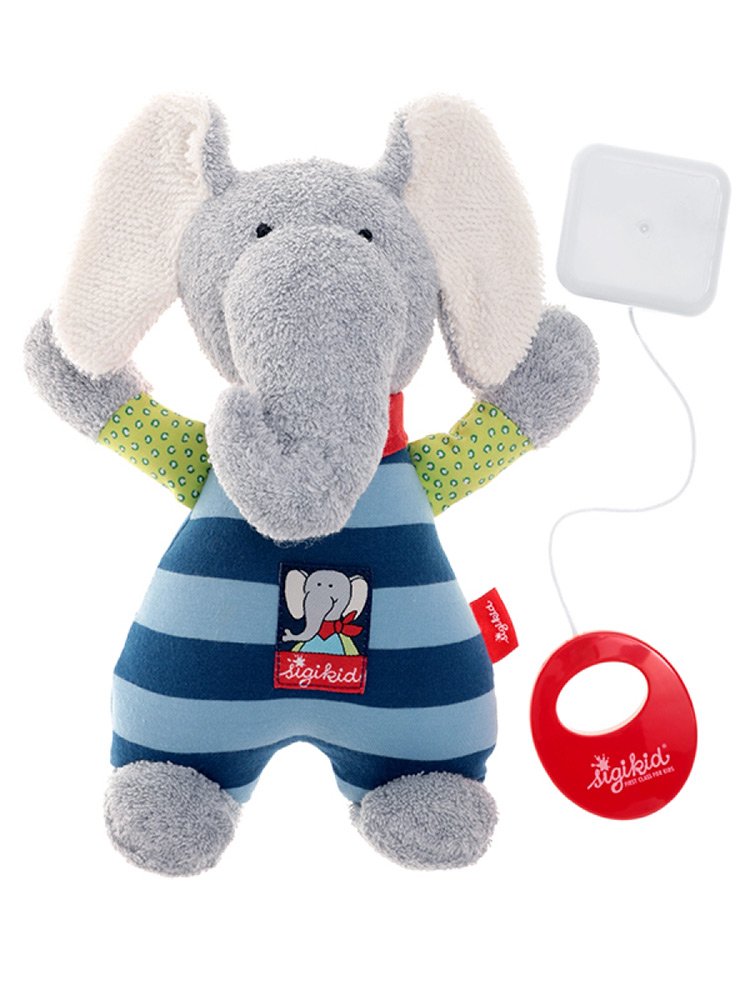 Miękka zabawka muzyczna sigikid Elephant 22 cm 48800SK - obrazek 2