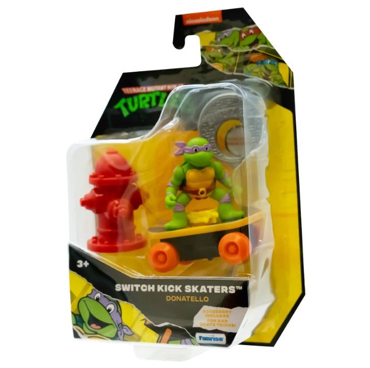 Wojownicze Żółwie Ninja Klasyczny skater TMNT z wyrzutnią Donatello 71042 - obrazek 5